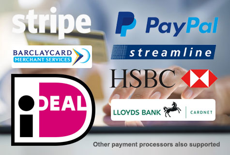 Many Payment Processors Supported